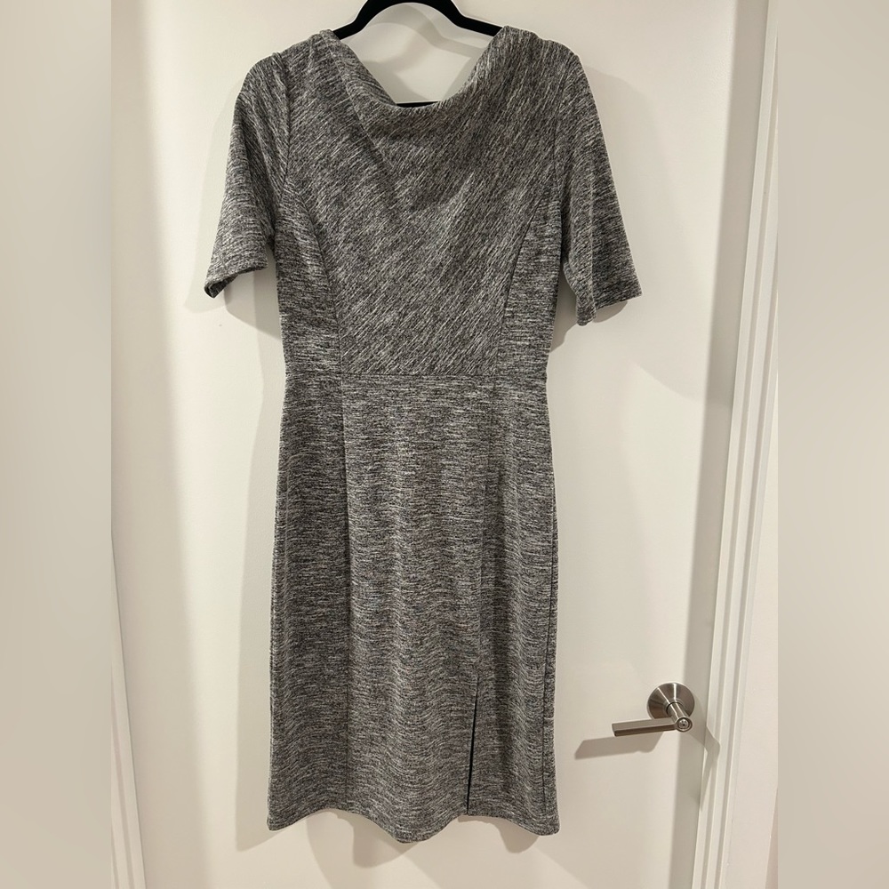 Banana Republic Factory- Cowl-Neck Slub Knit Sheath Dress, Size 6
